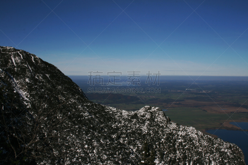 山,施塔恩贝格湖,自然,水平画幅,雪,全景,欧洲,户外,湖,上巴伐利亚