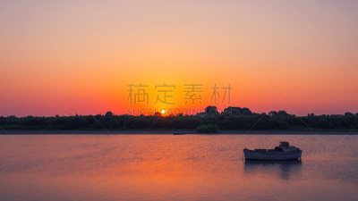 非凡的,河流,自然美,水,天空,美,水平画幅,无人,曙暮光,户外