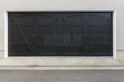 车库,褐色,乡村风格,外立面,水平画幅,郊区,无人,户外,停车楼,双车车库