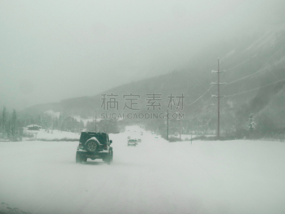 冬天,科罗拉多州,极地漩涡,越野吉普,四驱车,滑的,暴风雨,水平画幅,山,雪