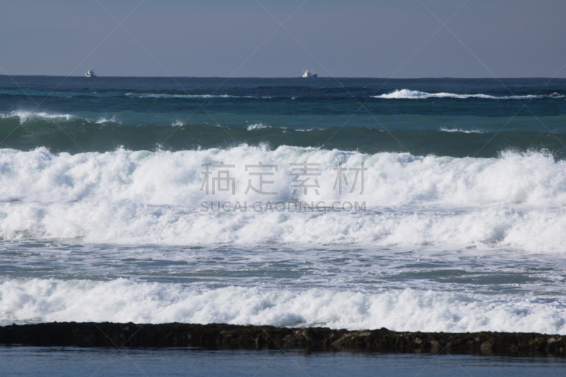 特写,潮水坑,海洋,波浪,围墙,创造力,抽象,背景,水,天空