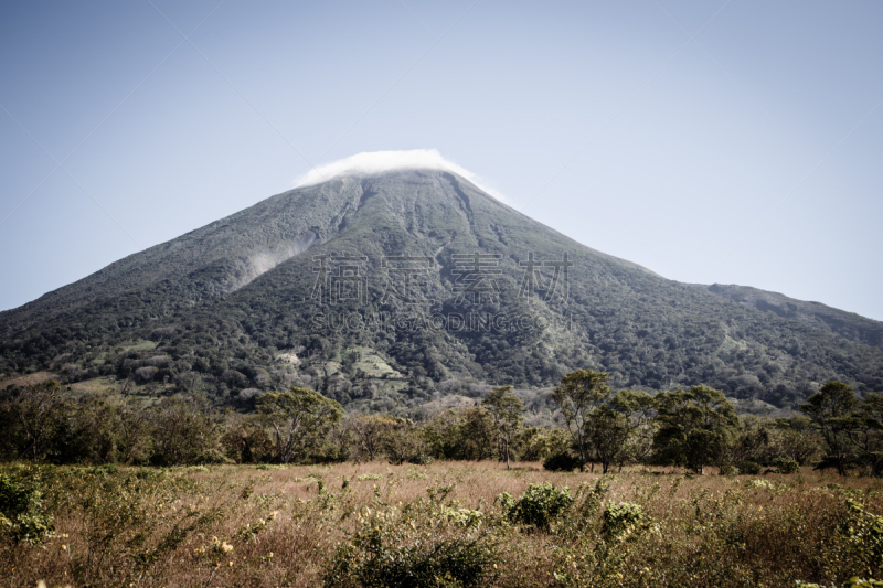 康塞普西翁,尼加拉瓜,岛,火山,看风景,马那瓜,自然,湖岸,水平画幅,山