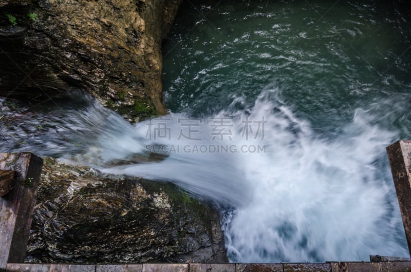 沟壑,水下落,自然,水,美,水平画幅,地形,冲洗水,瀑布,无人