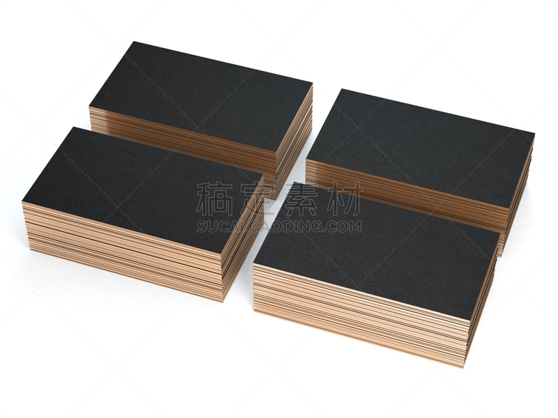 黑色,数字4,名片,牛皮纸,纸板,纸牌,商务,空的,背景分离,华贵