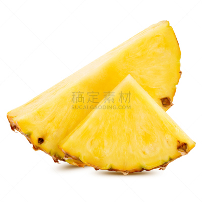 菠萝,素食,水果,无人,白色背景,健康保健,熟的,背景分离,方形画幅,甜食