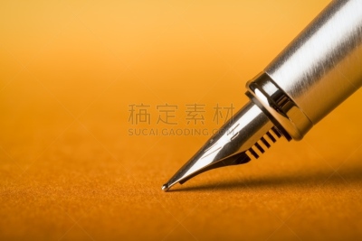 水笔,办公室,水平画幅,书法,黄色,墨水,墨水笔,纸,背景,俄罗斯