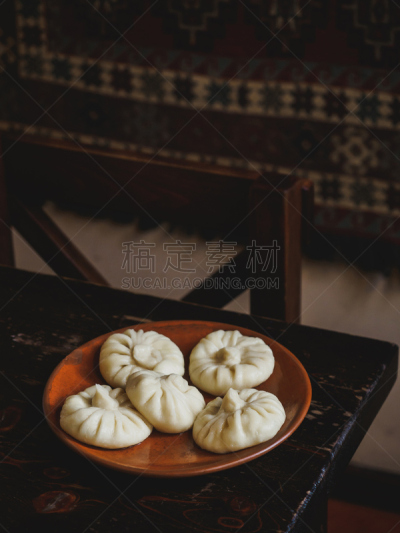 特写,盘子,传统,垂直画幅,选择对焦,留白,食物的样式,乌克兰,膳食,茨欣瓦利