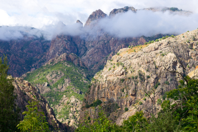 piana,科西嘉,世界遗产,特拉华,可西嘉岛,蓝色的海湾,波多,波尔图,水,天空
