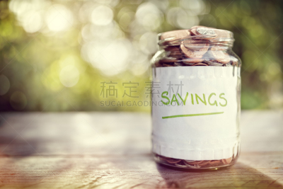 广口瓶,储蓄,存钱罐,银行,水平画幅,无人,玻璃,充满的,401k养老金