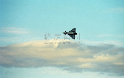 台风,喷气式飞机,欧洲台风战斗机,航展,空军,战斗机,2000到2009,天空,留白,水平画幅