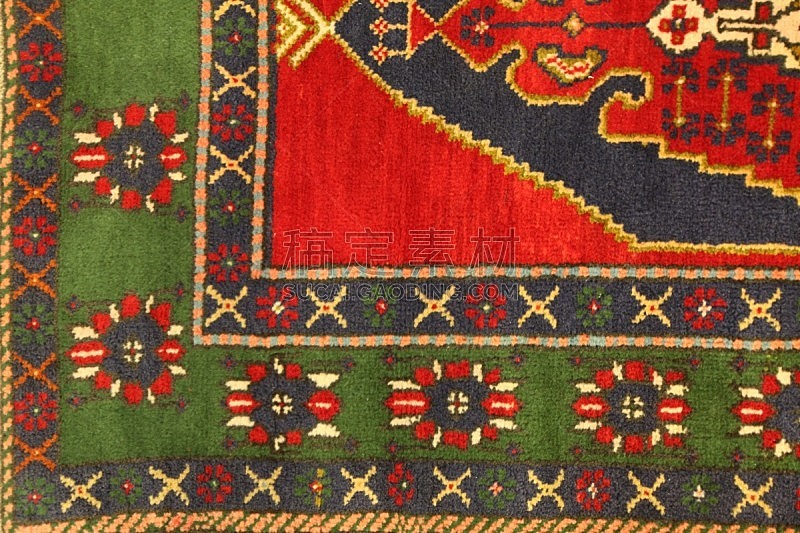 土耳其,地毯,安卡拉,机织织物,华丽的,纹理效果,纺织品,边框,棉,复古风格