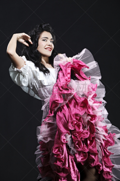 康康舞,女孩,垂直画幅,美,美人,明亮,阶调图片,青年人,成年的,女人
