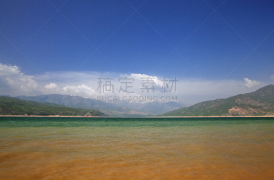 水库,乌兹别克斯坦,水,天空,风,度假胜地,沟壑,水平画幅,云,无人