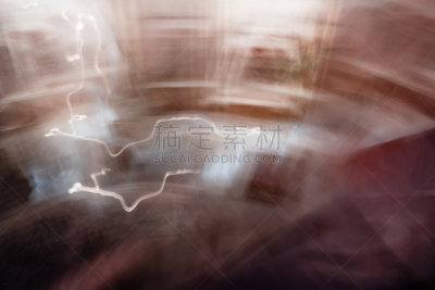 琥珀,茧,摇晃镜头,柔焦,图像聚焦技术,水平画幅,无人,抽象,红色,长时间曝光