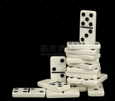 堆,骨牌,黑色背景,分离着色,白色,水平画幅,无人,斑点,骰子,组物体