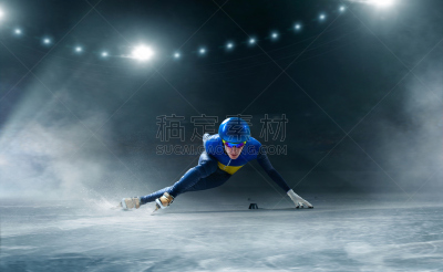 短道速滑,专业人员,运动,长道速滑,仅男人,弹性,平衡,仅一个男人,冬季运动会,球场