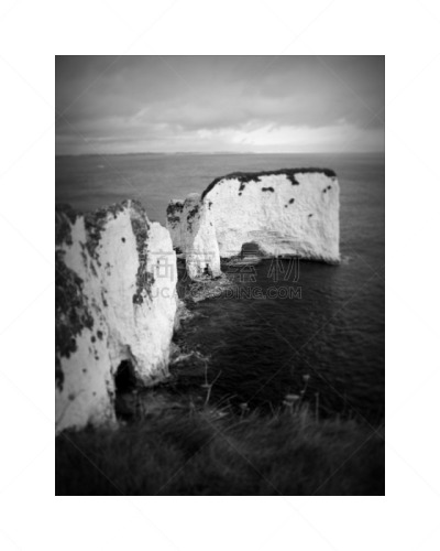 英国,多尔斯特,海岸线,无人,垂直画幅,图像,老哈里巨石,多塞特郡,海滩,侏罗纪海岸