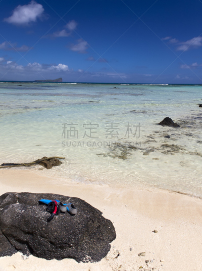 大天使迦百利,毛里求斯,岛,海湾,宁静,垂直画幅,气候,沙子,旅行者,夏天