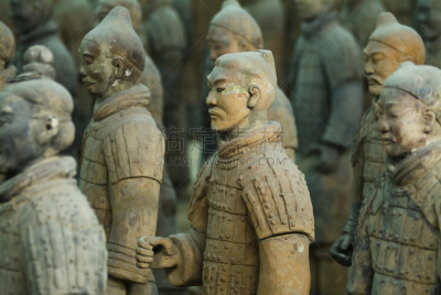 秦始皇兵马俑博物馆,西安,中国,赤土陶器,水平画幅,亚洲,建筑特色,勇士,中国人,建筑结构