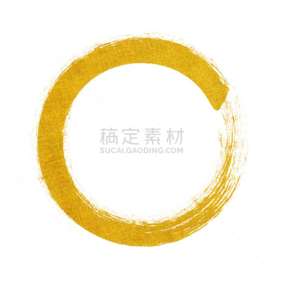 圆形,黄金,分离着色,边框,白色背景,笔触,绘画插图,留白,纹理效果