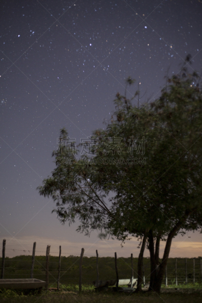 夜晚,农场,华沙古镇广场,垂直画幅,天空,无人,户外,巴西,地平线,地平面