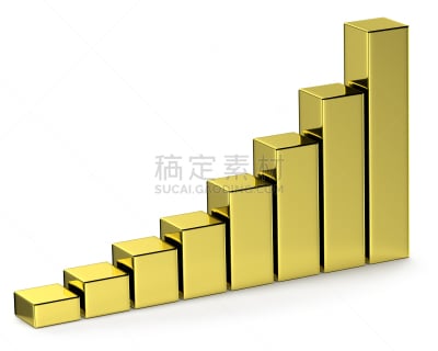 柱图,黄金,铸锭,水平画幅,绘画插图,符号,计算机制图,计算机图形学,商业金融和工业,三维图形