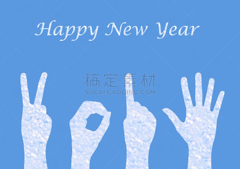 新年前夕,天空,灵感,水平画幅,无人,历日,绘画插图,新年,小指