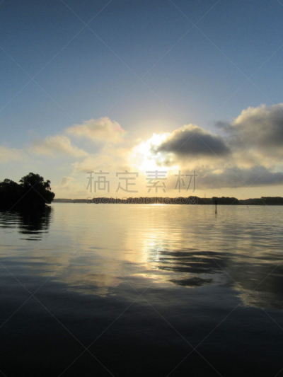 切萨皮克湾,垂直画幅,水,天空,休闲活动,夜晚,曙暮光,夏天,湖,海滩
