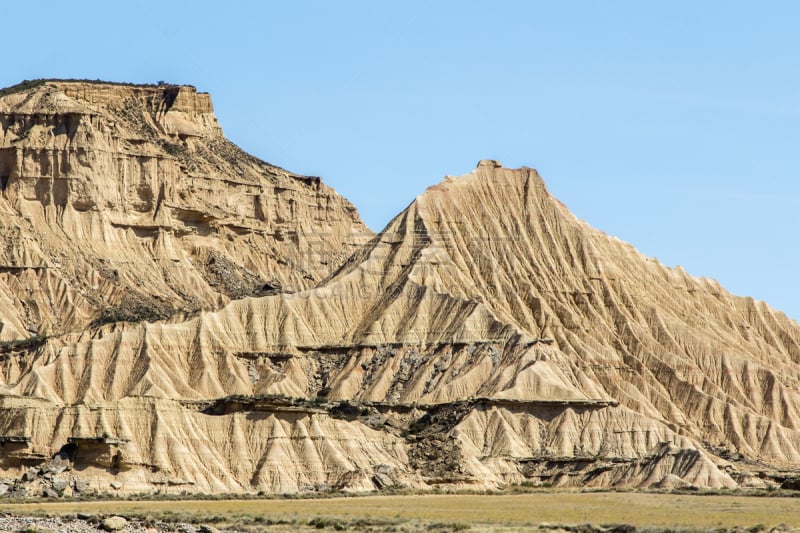 bardenas reales,西班牙,沙漠,纳瓦拉,查济,水平画幅,地形,无人,户外,干的