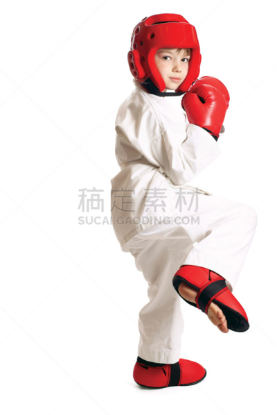 男孩,空手道,和服,部分,运动,背景分离,职业运动员,仅儿童,跆拳道,儿童