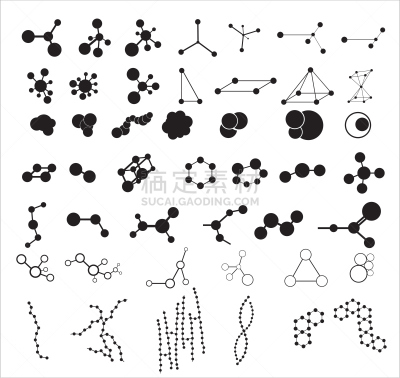 分子,白色背景,黑色,分子结构,脱氧核糖核酸,原子,螺旋,符号,化学,生物学