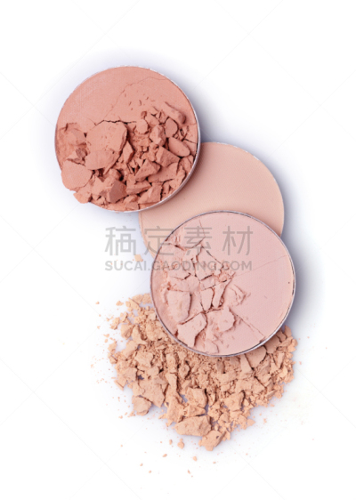 粉饼,米色,碾碎了的,腮红,化妆用品,彩妆,粉色,粉底,脸颊,眼影