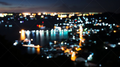 未来,水平画幅,夜晚,无人,户外,泰国,都市风景,夜生活,街道