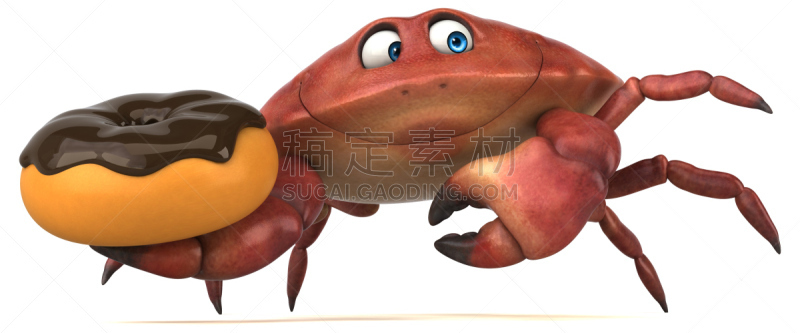 绘画插图,螃蟹,水平画幅,膳食,海产,卡通,糖,锯缘青蟹,晚餐,甲壳动物