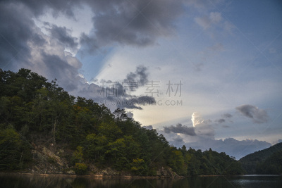 北卡罗来纳,湖,图像,美国,皮撒国家森林公园,无人,阿巴拉契亚山脉,南塔哈拉国家森林公园,大烟雾山脉,户外