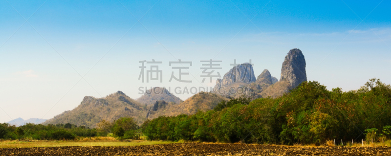 全景,岩石山,格林维尔,北标府,蓝色山脊山脉,南卡罗来那,阿巴拉契亚山脉,天空,公园,水平画幅