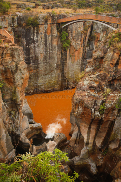 普马兰加省,南非,bourke's luck potholes,垂直画幅,风化的,岩石,地质学,无人,苔藓,非洲