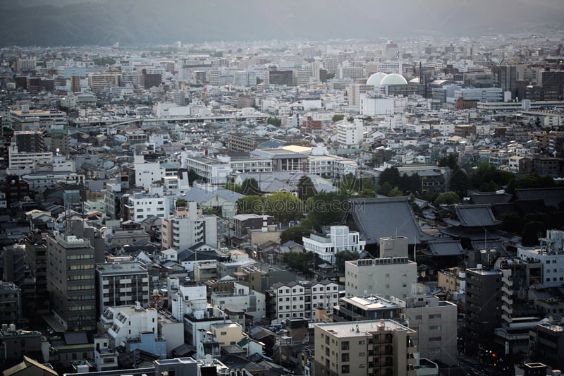 京都府,都市风景,日本,祗园,京都市,水平画幅,夜晚,旅行者,户外,商业金融和工业