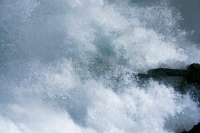 暴风雨,岩石,海洋,波浪,攻城车,动物冲锋,海法,强风,公羊,水