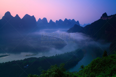 自然美,兴平,丽江,漓江,阳朔,桂林,喀斯特,水,水平画幅,山