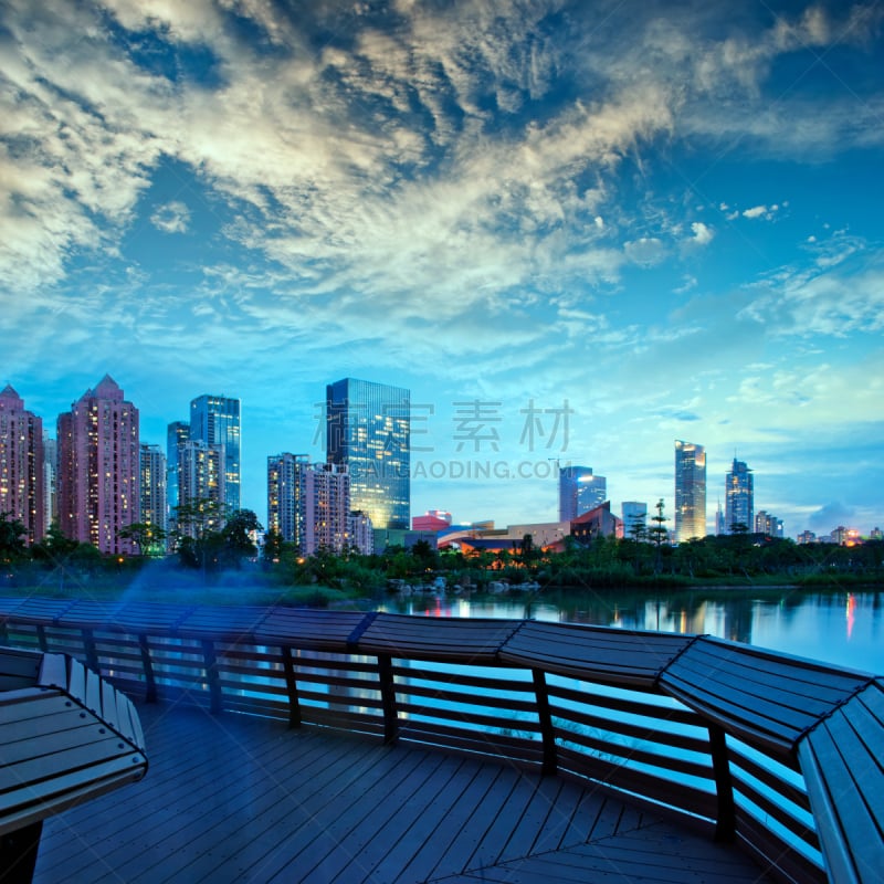 水,夜晚,无人,海港,户外,滨水,都市风景,著名景点,建筑特色,深圳