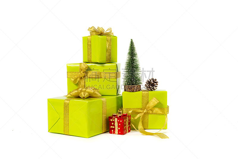 节日,包装纸,水平画幅,蝴蝶结,圣诞树,盒子,商店,生日,圣诞礼物