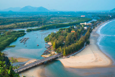 巴蜀,风景,海湾,自然美,自然,水,天空,美,水平画幅,地形