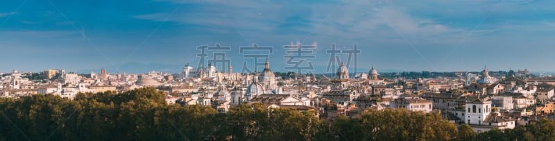 罗马,古老的,城镇,意大利,都市风景,城市天际线,罗马万神殿,名声