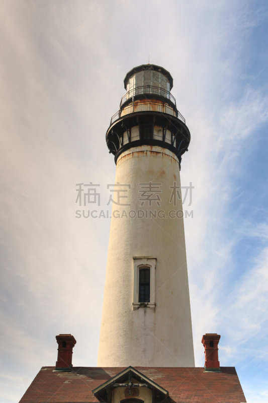 鸽子点灯塔,垂直画幅,低视角,风化的,正下方视角,建筑,无人,古老的,海岸地形,建筑外部