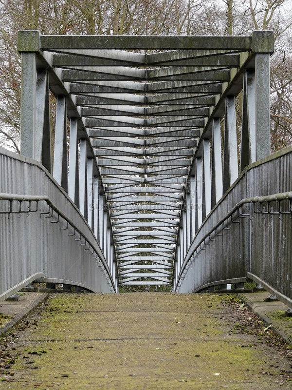 金属,m25高速公路,人行桥,在上面,欧洲,建筑结构,沥青,垂直画幅,赫特福德郡,图像