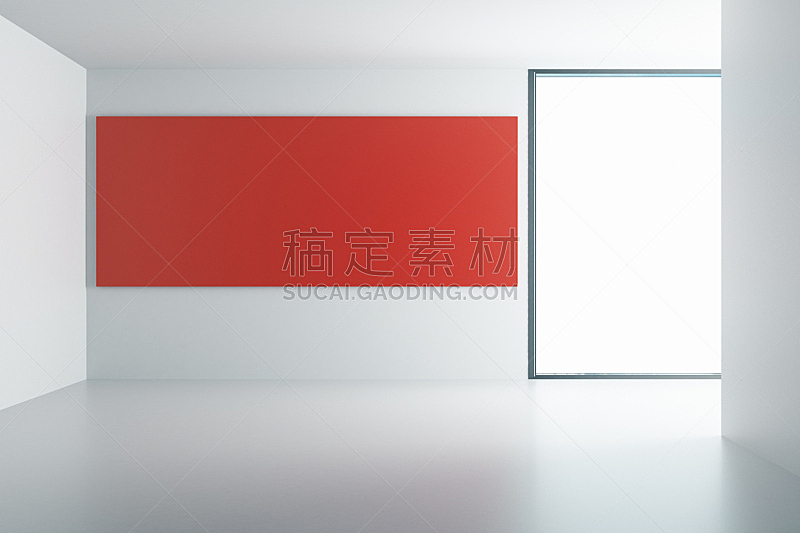 墙,白色,空的,住宅房间,红色,画廊,办公室,留白,边框