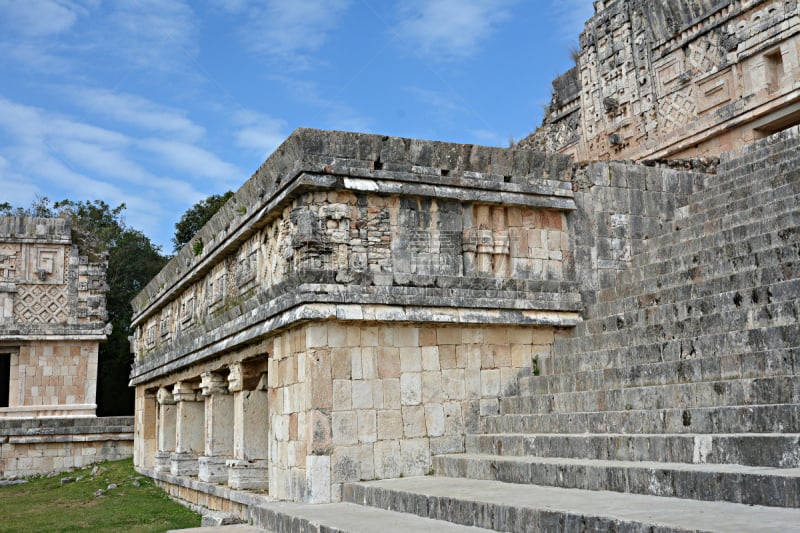 女修道院,尤科麦尔,建筑特色,建筑体,修道院,台阶,灵性,水平画幅,无人,石材