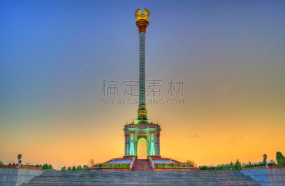 杜尚别,塔吉克斯坦,前苏联,名声,戏剧性的景观,明星,多变的天空,戏剧性的天空,夜生活,纪念碑