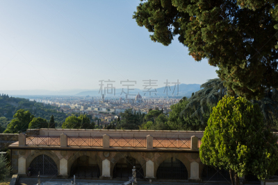 城市天际线,佛罗伦萨,摄像机拍摄角度,蒙特,san miniato,阿拉巴马州,水平画幅,无人,户外
